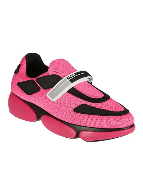 prada pink shoes.